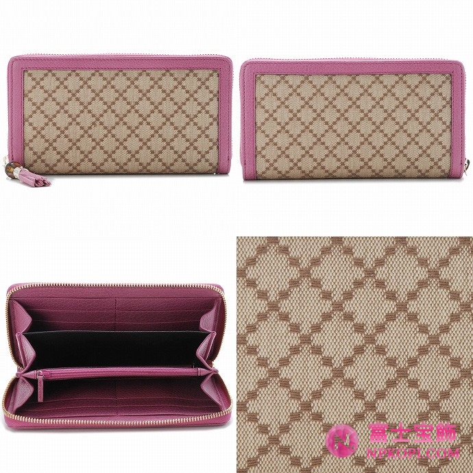 GUCCI/グッチ 2012年春夏新作TASSELチャーム付きラウンドファスナー長財布 224253 FAGKG 9799